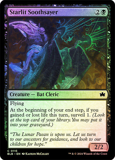 Starlit Soothsayer (blb) (115) / Foil