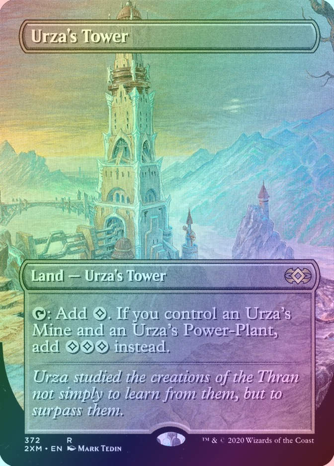 Urza's Tower (2XM) (372) / Borderless / Foil