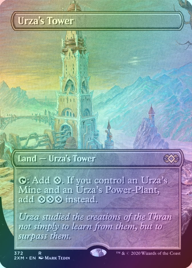 Urza's Tower (2XM) (372) / Borderless / Foil