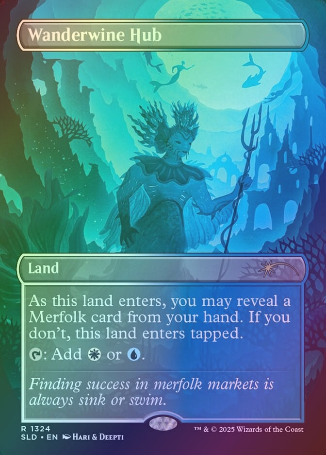 Wanderwine Hub (SLD) (1324) / Borderless / Foil