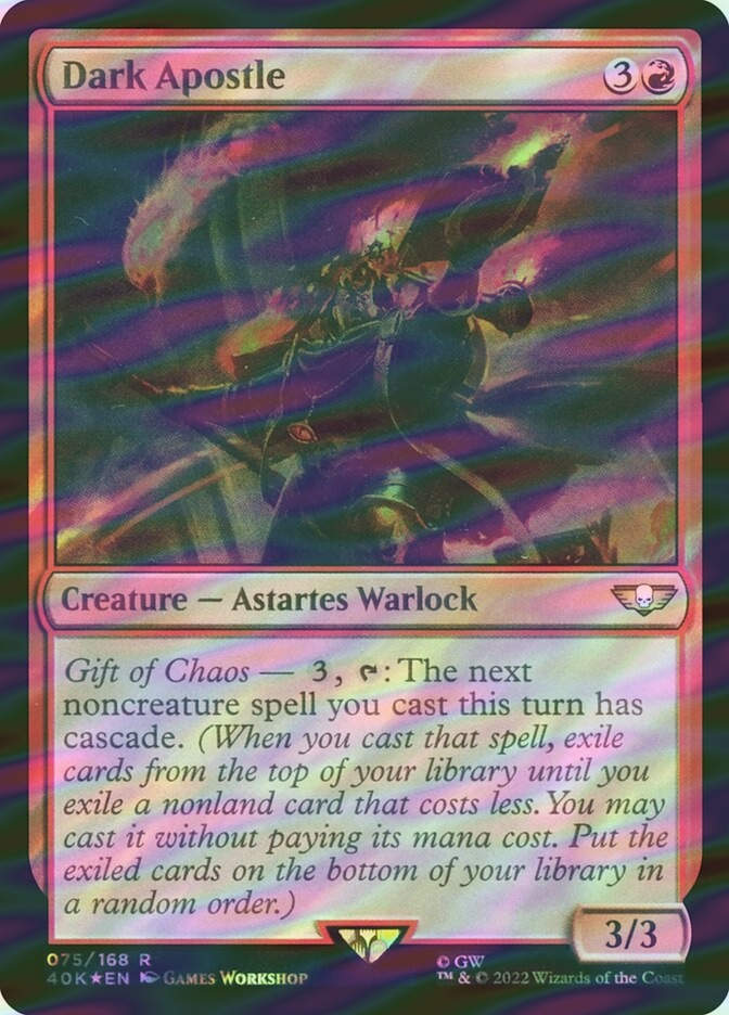 Dark Apostle (40K) (75★) / Surge Foil