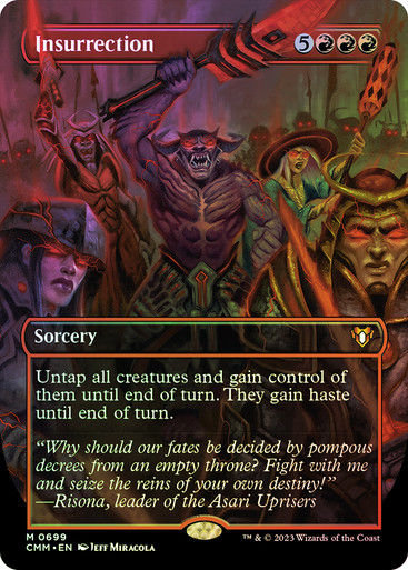 Insurrection (cmm) / Borderless / Foil
