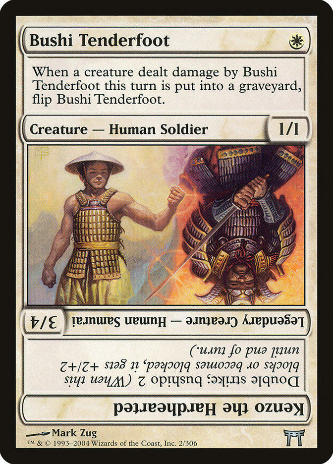 Bushi Tenderfoot // Kenzo the Hardhearted (CHK) (2)