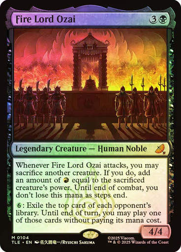 Fire Lord Ozai (TLE) (104) / Foil