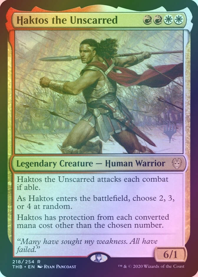Haktos the Unscarred (PTHB) (218p) / Foil