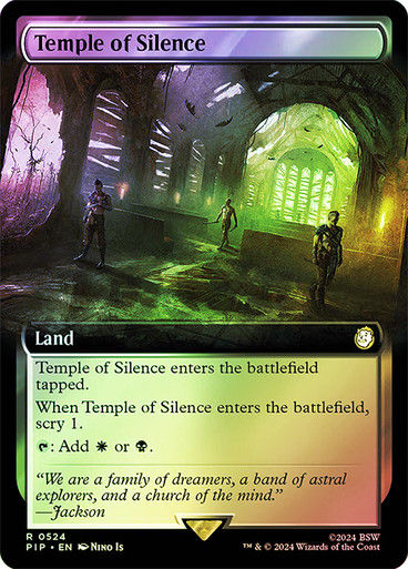 Temple of Silence (pip) (524) / Extended Art Foil