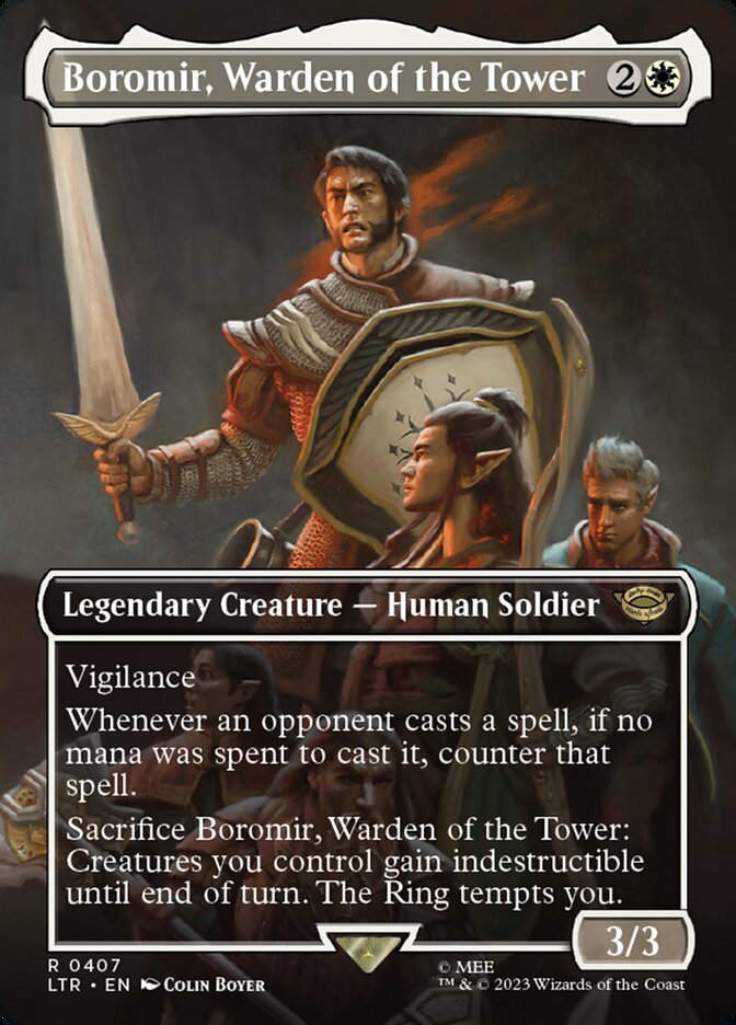 Boromir, Warden of the Tower (LTR) (407) / Borderless