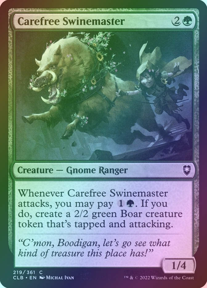 Carefree Swinemaster (CLB) (219) / Foil