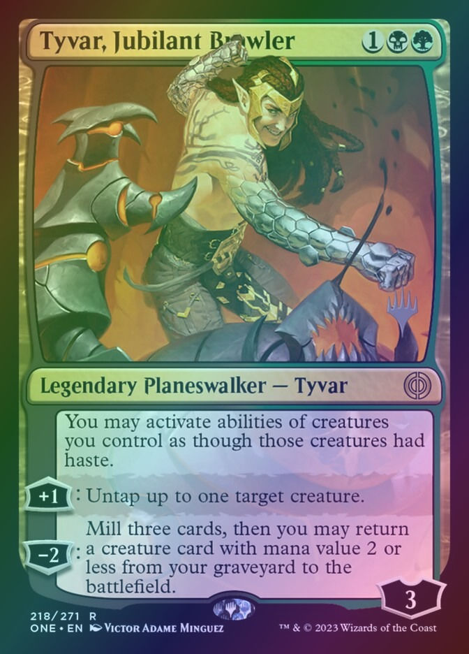 Tyvar, Jubilant Brawler (PONE) (218p) / Foil