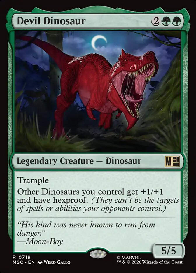 Devil Dinosaur (MSC) (719)