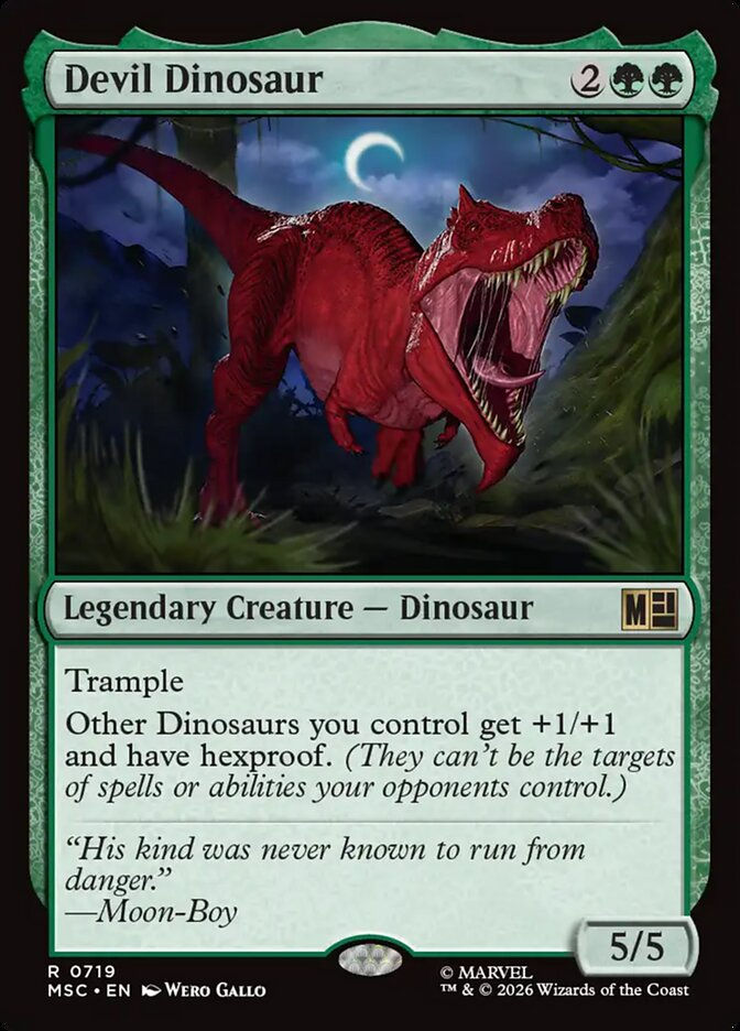 Devil Dinosaur (MSC) (719)