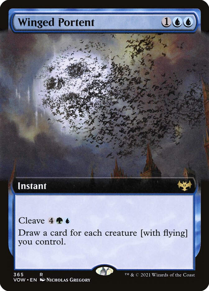Winged Portent (VOW) (365) / Extended Art