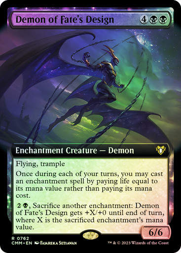 Demon of Fate's Design (cmm) / Extended Art / Foil