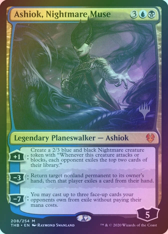 Ashiok, Nightmare Muse (PTHB) (208p) / Foil