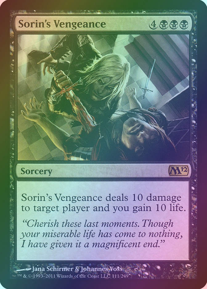 Sorin's Vengeance (M12) (111) / Foil