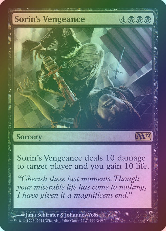 Sorin's Vengeance (M12) (111) / Foil