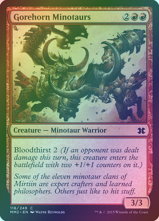 Gorehorn Minotaurs (MM2) (116) / Foil