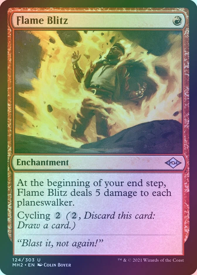 Flame Blitz (MH2) (124) / Foil