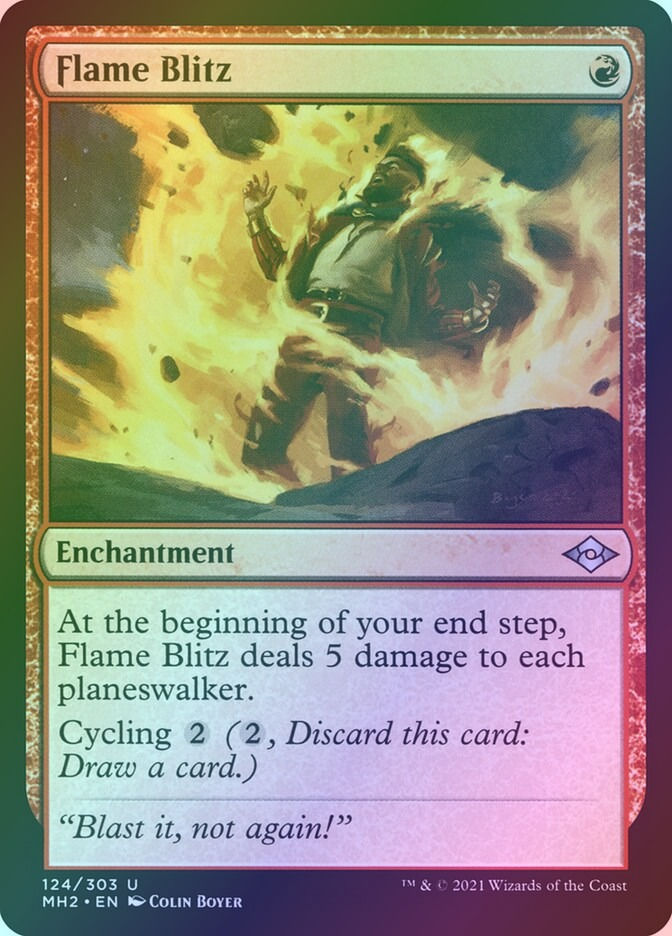Flame Blitz (MH2) (124) / Foil