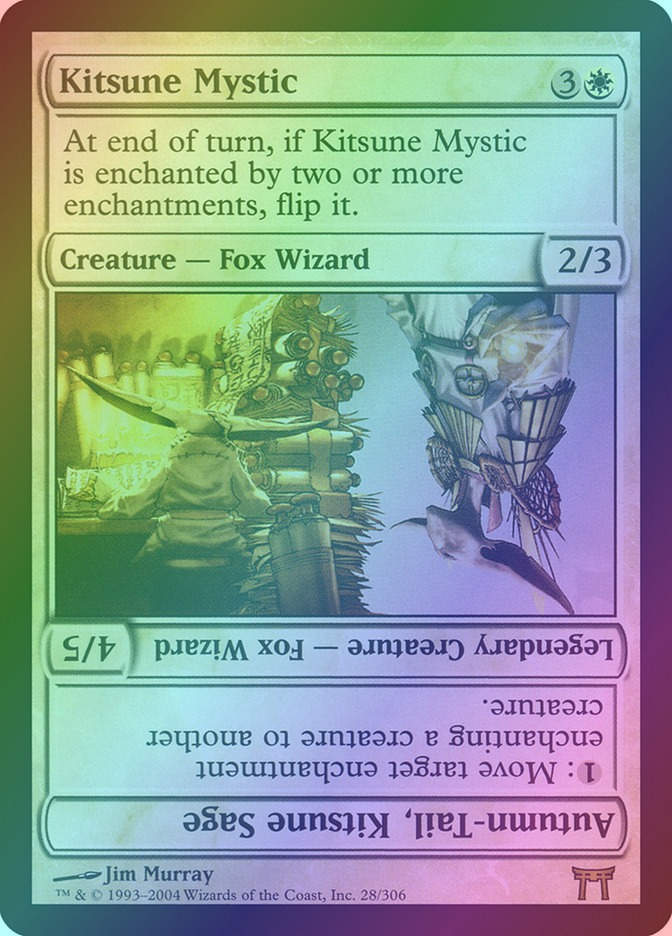 Kitsune Mystic // Autumn-Tail, Kitsune Sage (CHK) (28) / Foil