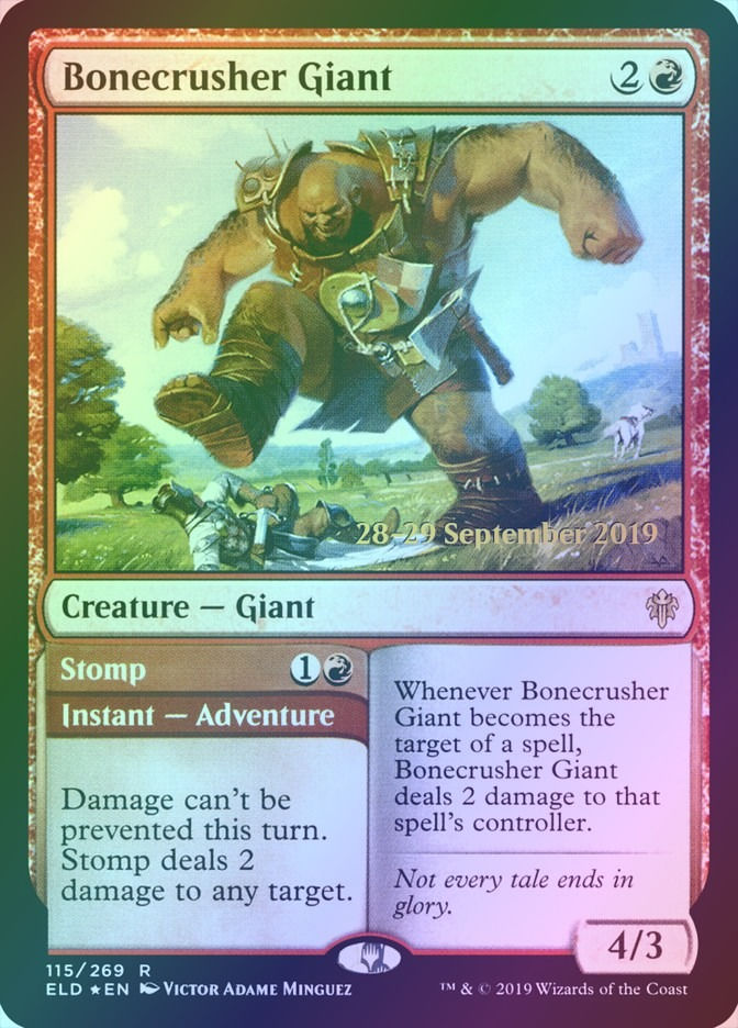 Bonecrusher Giant // Stomp (PELD) (115s) / Foil