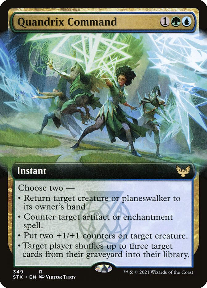 Quandrix Command (STX) (349) / Extended Art