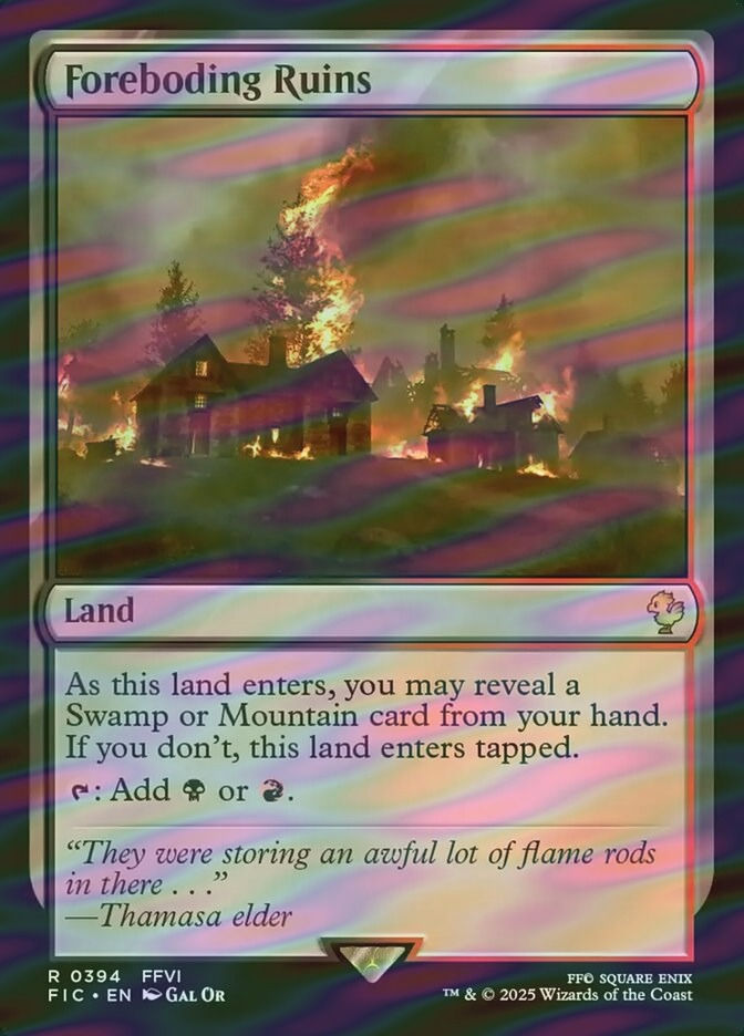 Foreboding Ruins (FIC) (394) / Surge Foil
