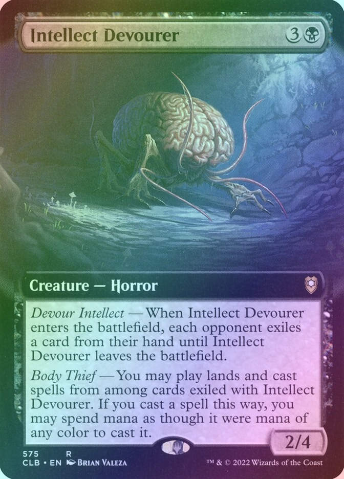 Intellect Devourer (CLB) (575) / Extended Art / Foil