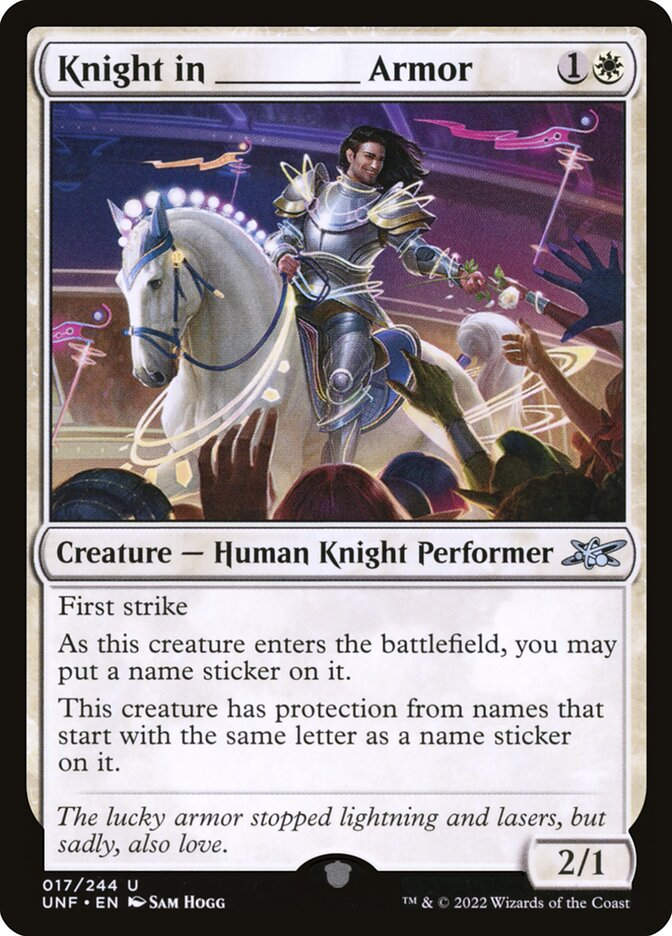 Knight in _____ Armor (UNF) (17)