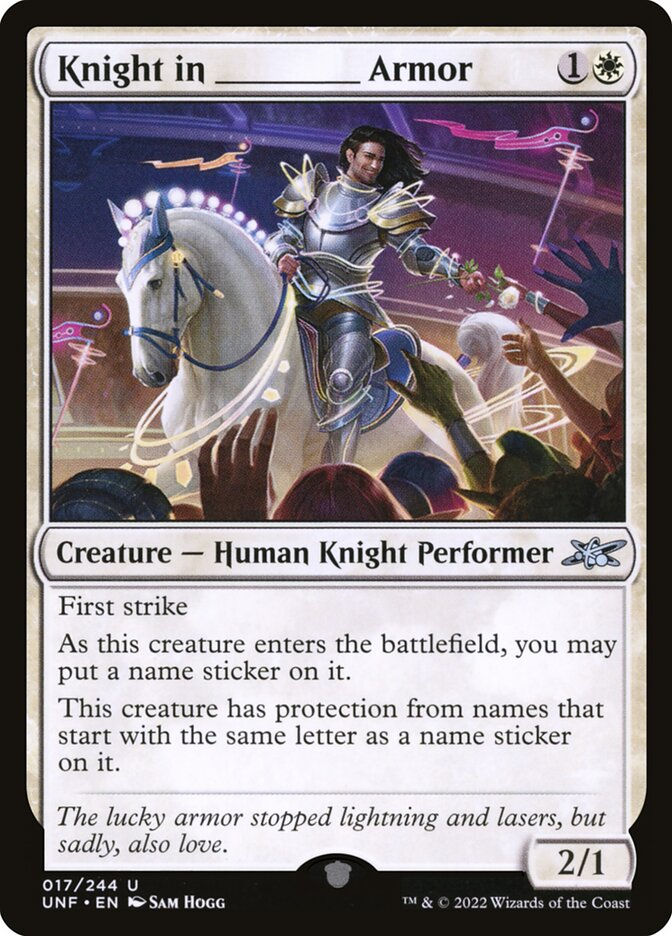 Knight in _____ Armor (UNF) (17)