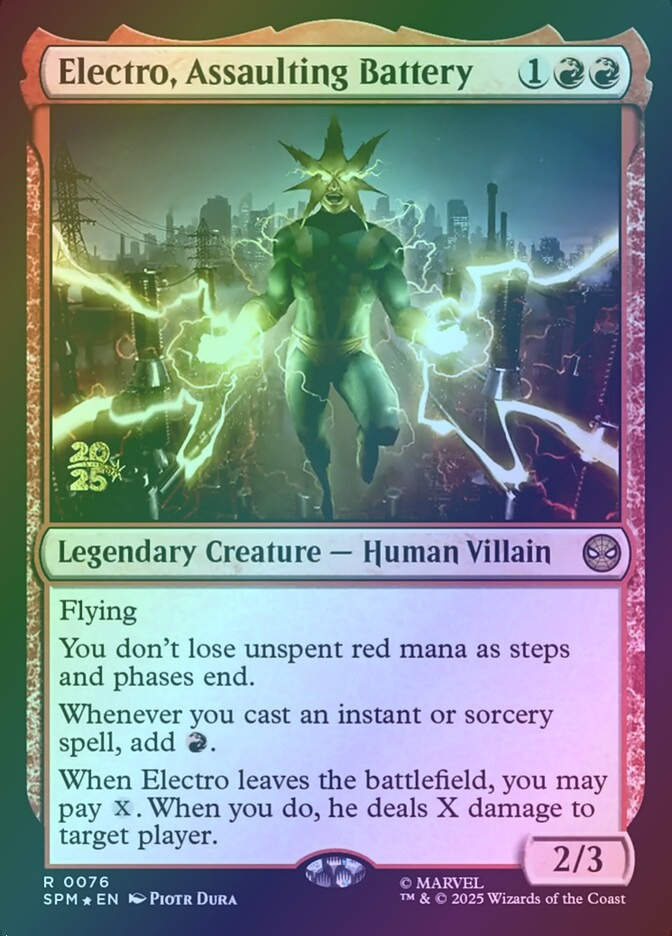 Electro, Assaulting Battery (PSPM) (76s) / Foil