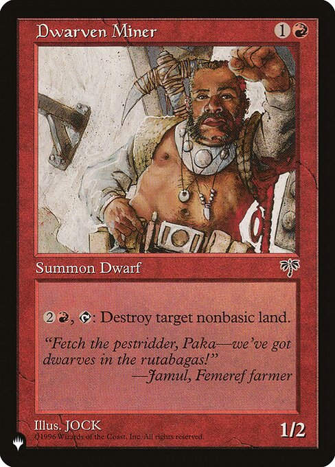 Dwarven Miner (PLST) (MIR-169)