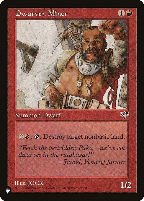 Dwarven Miner (PLST) (MIR-169)