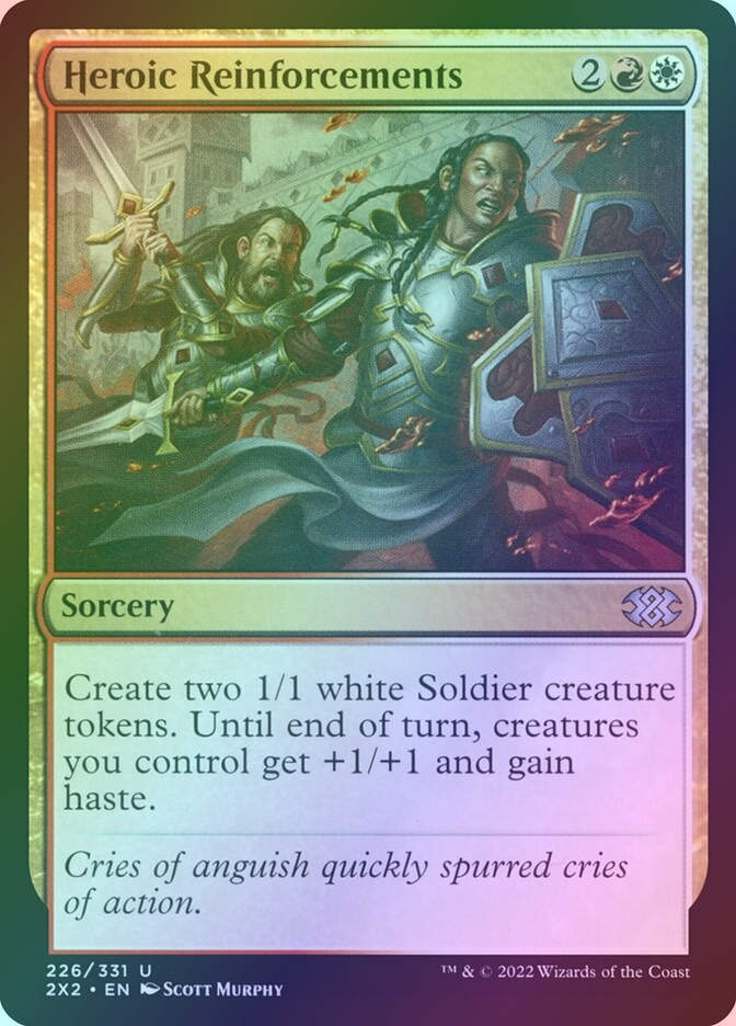 Heroic Reinforcements (2X2) (226) / Foil