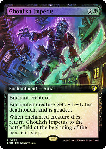 Ghoulish Impetus (cmm) / Extended Art / Foil