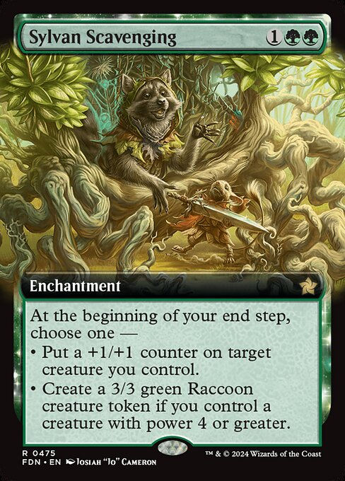 Sylvan Scavenging (FDN) (475) / Extended Art