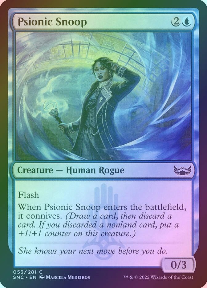 Psionic Snoop (SNC) (53) / Foil