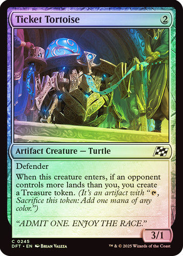 Ticket Tortoise (DFT) (245) / Foil