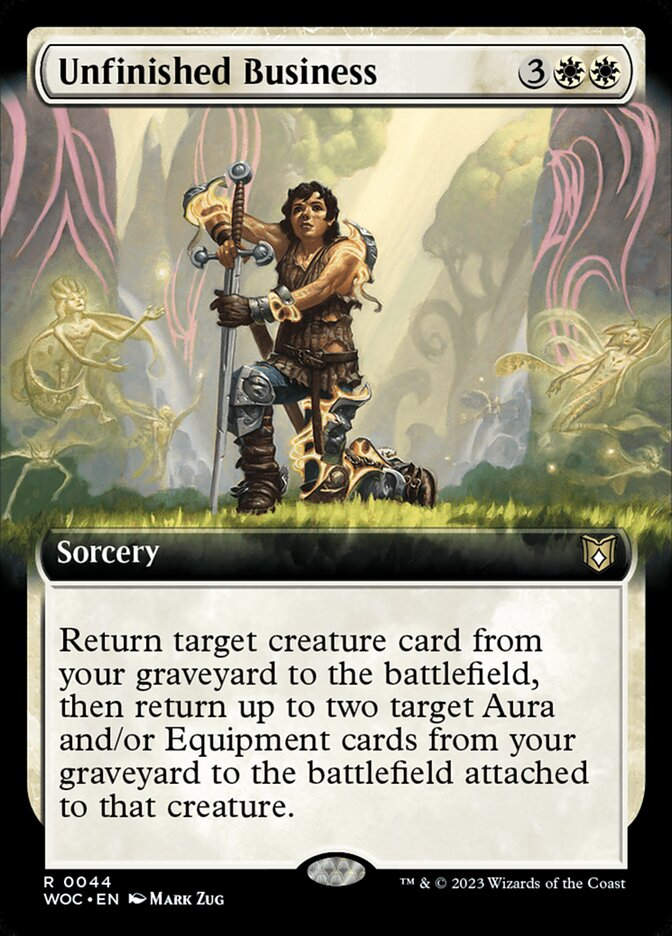 Unfinished Business (WOC) (44) / Extended Art