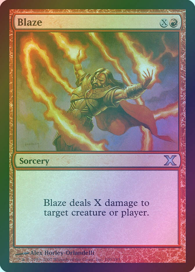 Blaze (10E) (190) / Foil