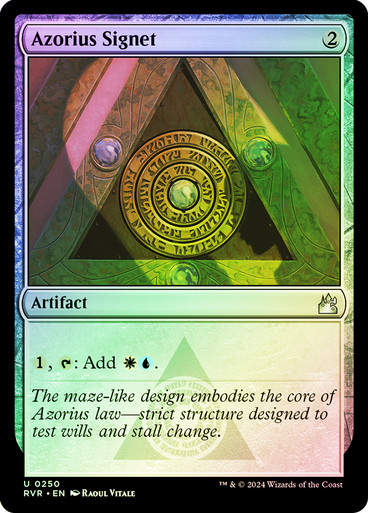 Azorius Signet (rvr) (250) / Foil