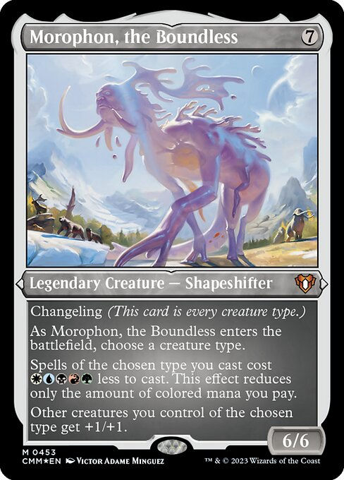 Morophon, the Boundless (cmm) / Foil Etched