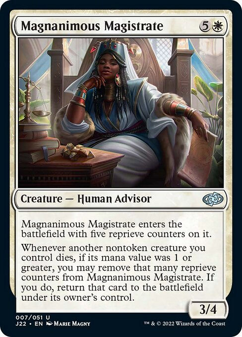 Magnanimous Magistrate (J22))