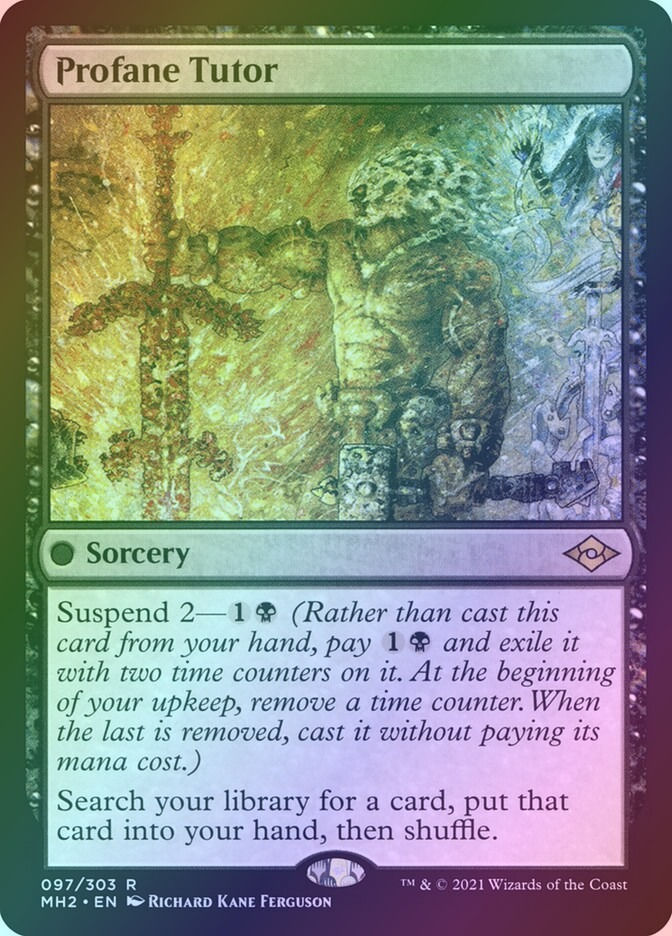 Profane Tutor (MH2) (97) / Foil