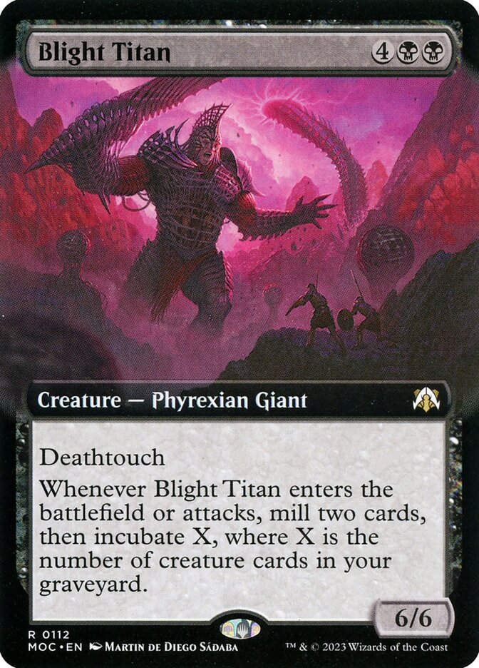 Blight Titan (MOC) (112) / Extended Art