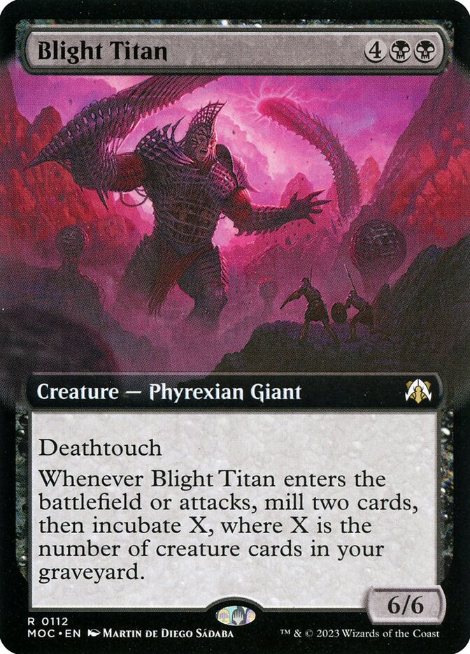 Blight Titan (MOC) (112) / Extended Art