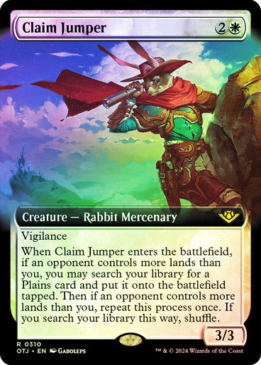 Claim Jumper (otj) (310) / Foil Extended