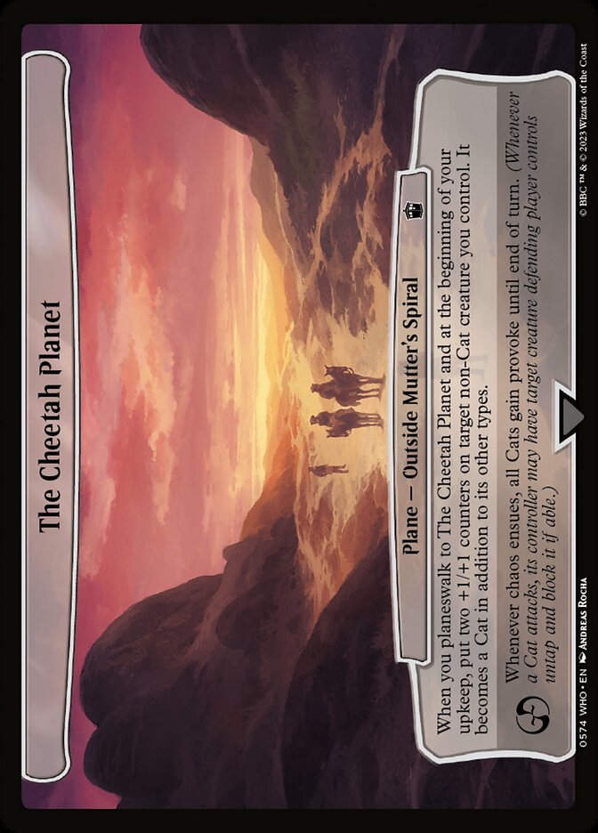 The Cheetah Planet (WHO) (574) / Planar Cards