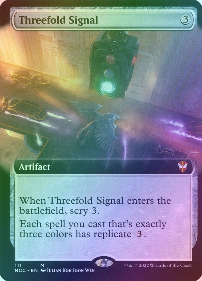 Threefold Signal (NCC) (111) / Extended Art / Foil