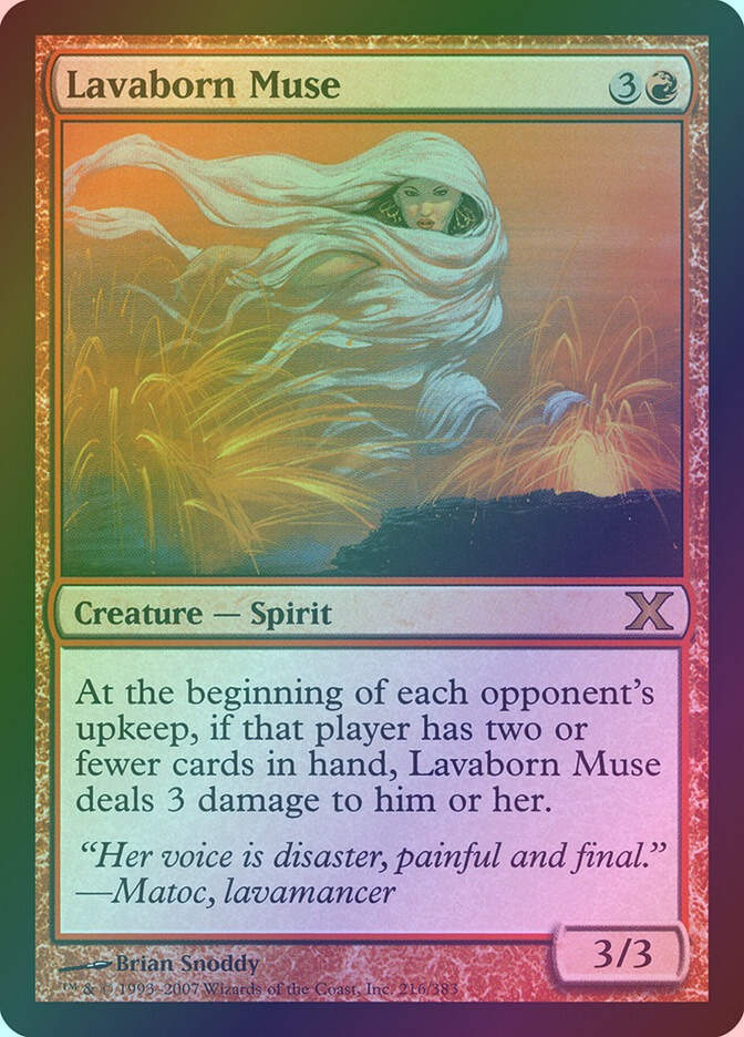 Lavaborn Muse (10E) (216) / Foil